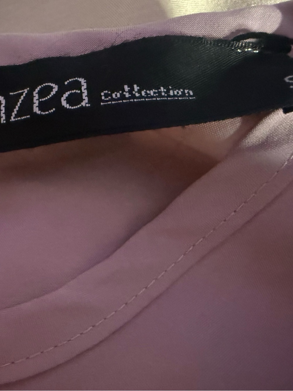 NWT ZANZEA Dusty Pink Ruffle Tiered Bell Sleeve Blouse Top Size Small Blouse - Picture 7 of 7